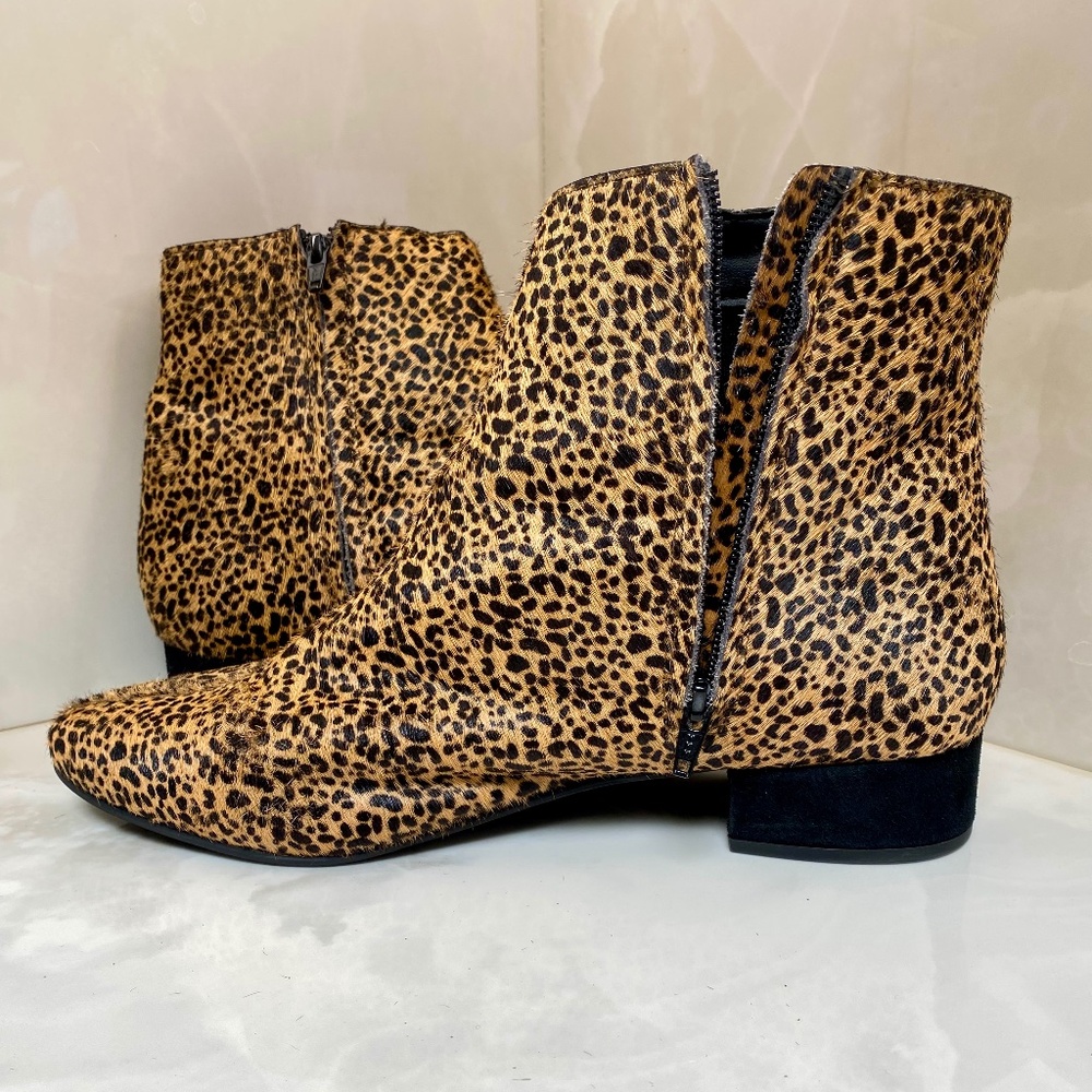 Womens Leopard Boots Size 12